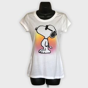Peanuts Snoopy White Tee Shirt